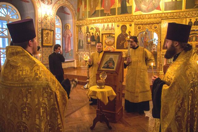 Праздничное богослужение в Богоявленском соборе г. Томска