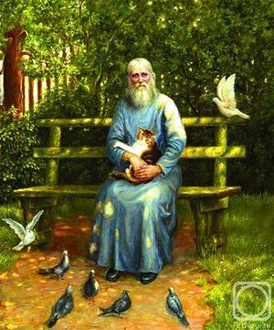 Отец Николай (Гурьянов). Художник: Ирина Гайдук